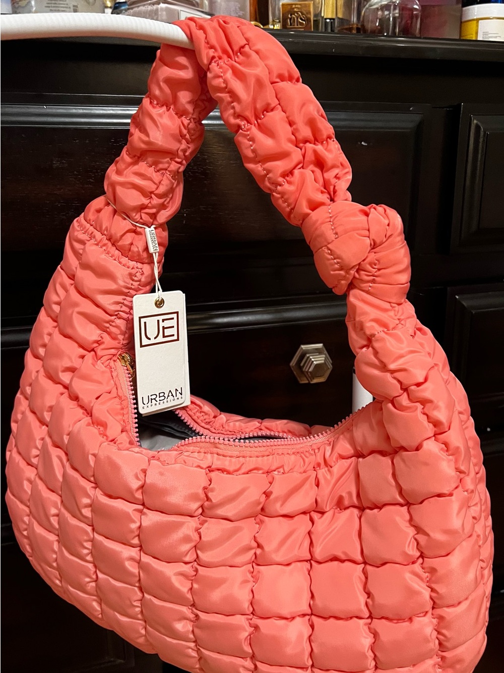 Urban Expressions Coral Quilted Shoulder Bag